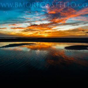 Topsail Beach sunset on Christmas Day 2015.