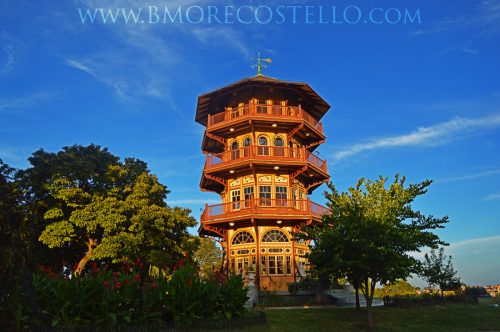 Patterson Park Pagoda in Baltimore, Maryland.