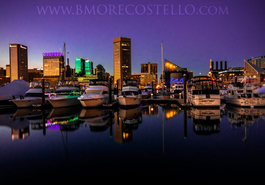 Baltimore-Harbor-Sunset-Reflections